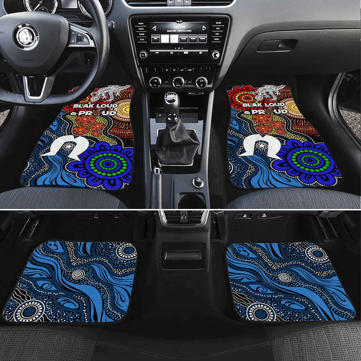 NAIDOC Week 2024 Indigenous Car Mats Keep The Fire Burning