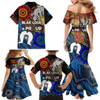 NAIDOC Week 2024 Indigenous Family Matching Mermaid Dress and Hawaiian Shirt Keep The Fire Burning