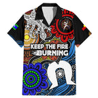 NAIDOC Week 2024 Indigenous Family Matching Mermaid Dress and Hawaiian Shirt Keep The Fire Burning