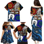 NAIDOC Week 2024 Indigenous Family Matching Puletasi and Hawaiian Shirt Keep The Fire Burning