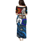 NAIDOC Week 2024 Indigenous Family Matching Puletasi and Hawaiian Shirt Keep The Fire Burning