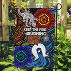 NAIDOC Week 2024 Indigenous Garden Flag Keep The Fire Burning