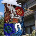 NAIDOC Week 2024 Indigenous Garden Flag Keep The Fire Burning