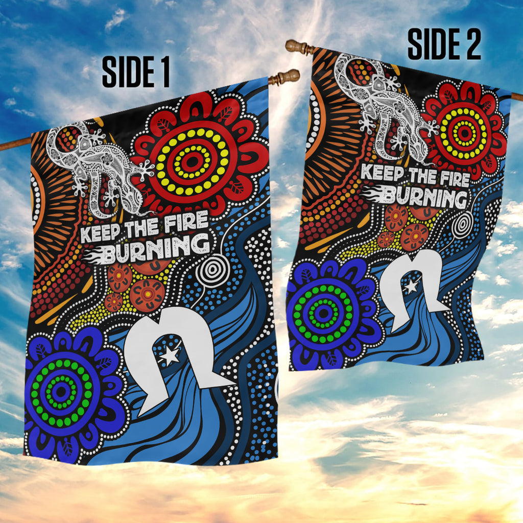 NAIDOC Week 2024 Indigenous Garden Flag Keep The Fire Burning