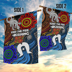 NAIDOC Week 2024 Indigenous Garden Flag Keep The Fire Burning