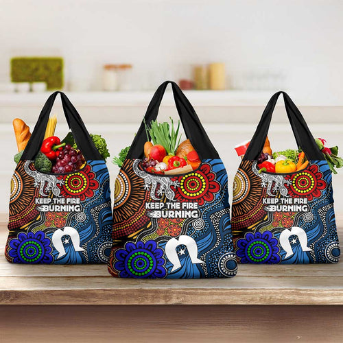 NAIDOC Week 2024 Indigenous Grocery Bag Keep The Fire Burning