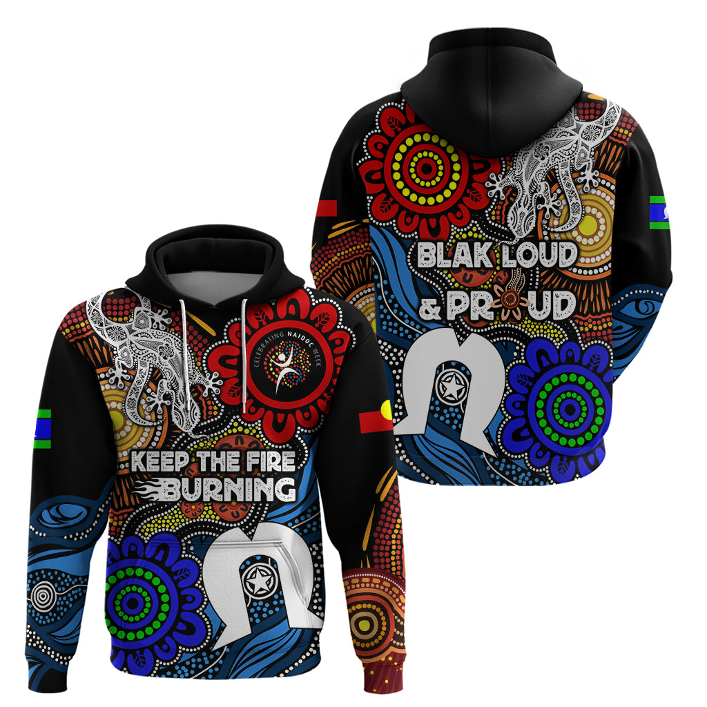 NAIDOC Week 2024 Indigenous Hoodie Keep The Fire Burning