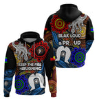 NAIDOC Week 2024 Indigenous Hoodie Keep The Fire Burning
