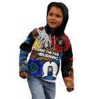 NAIDOC Week 2024 Indigenous Kid Hoodie Keep The Fire Burning