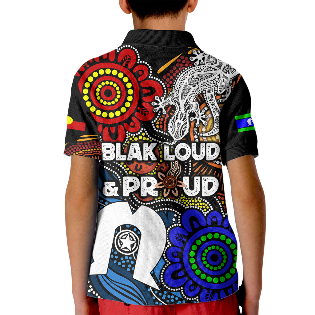 NAIDOC Week 2024 Indigenous Kid Polo Shirt Keep The Fire Burning