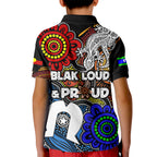 NAIDOC Week 2024 Indigenous Kid Polo Shirt Keep The Fire Burning