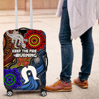 NAIDOC Week 2024 Indigenous Luggage Cover Keep The Fire Burning