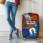 NAIDOC Week 2024 Indigenous Luggage Cover Keep The Fire Burning