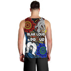 NAIDOC Week 2024 Indigenous Men Tank Top Keep The Fire Burning