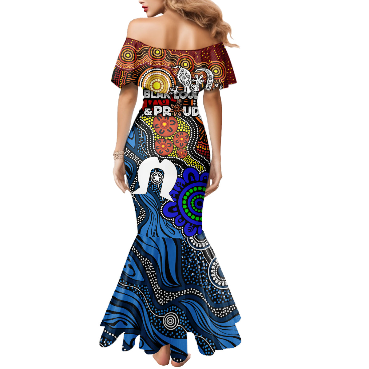 NAIDOC Week 2024 Indigenous Mermaid Dress Keep The Fire Burning