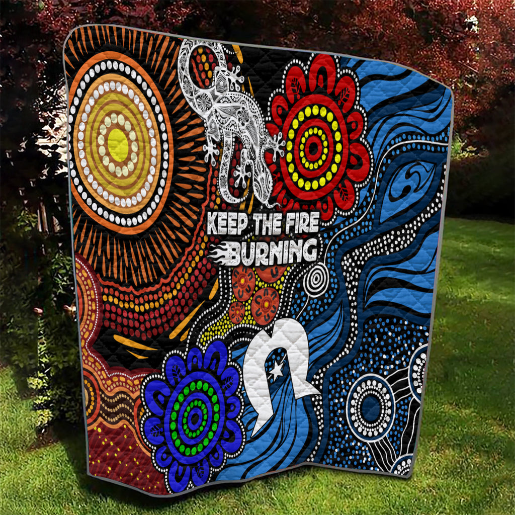 NAIDOC Week 2024 Indigenous Quilt Keep The Fire Burning