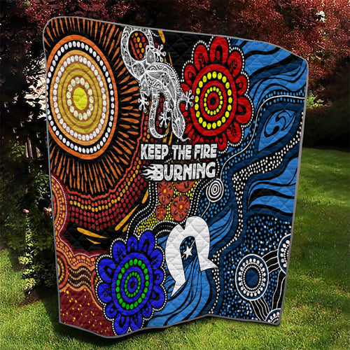 NAIDOC Week 2024 Indigenous Quilt Keep The Fire Burning