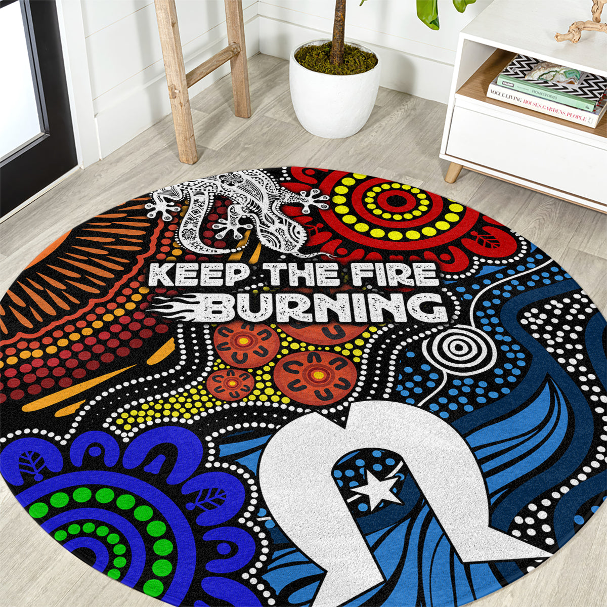 NAIDOC Week 2024 Indigenous Round Carpet Keep The Fire Burning