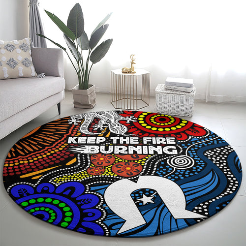 NAIDOC Week 2024 Indigenous Round Carpet Keep The Fire Burning