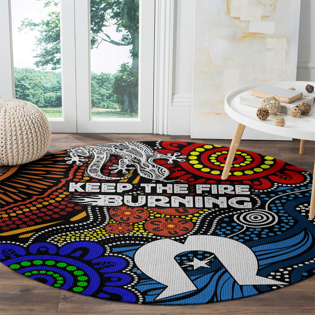 NAIDOC Week 2024 Indigenous Round Carpet Keep The Fire Burning