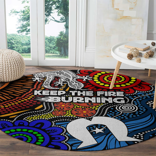 NAIDOC Week 2024 Indigenous Round Carpet Keep The Fire Burning