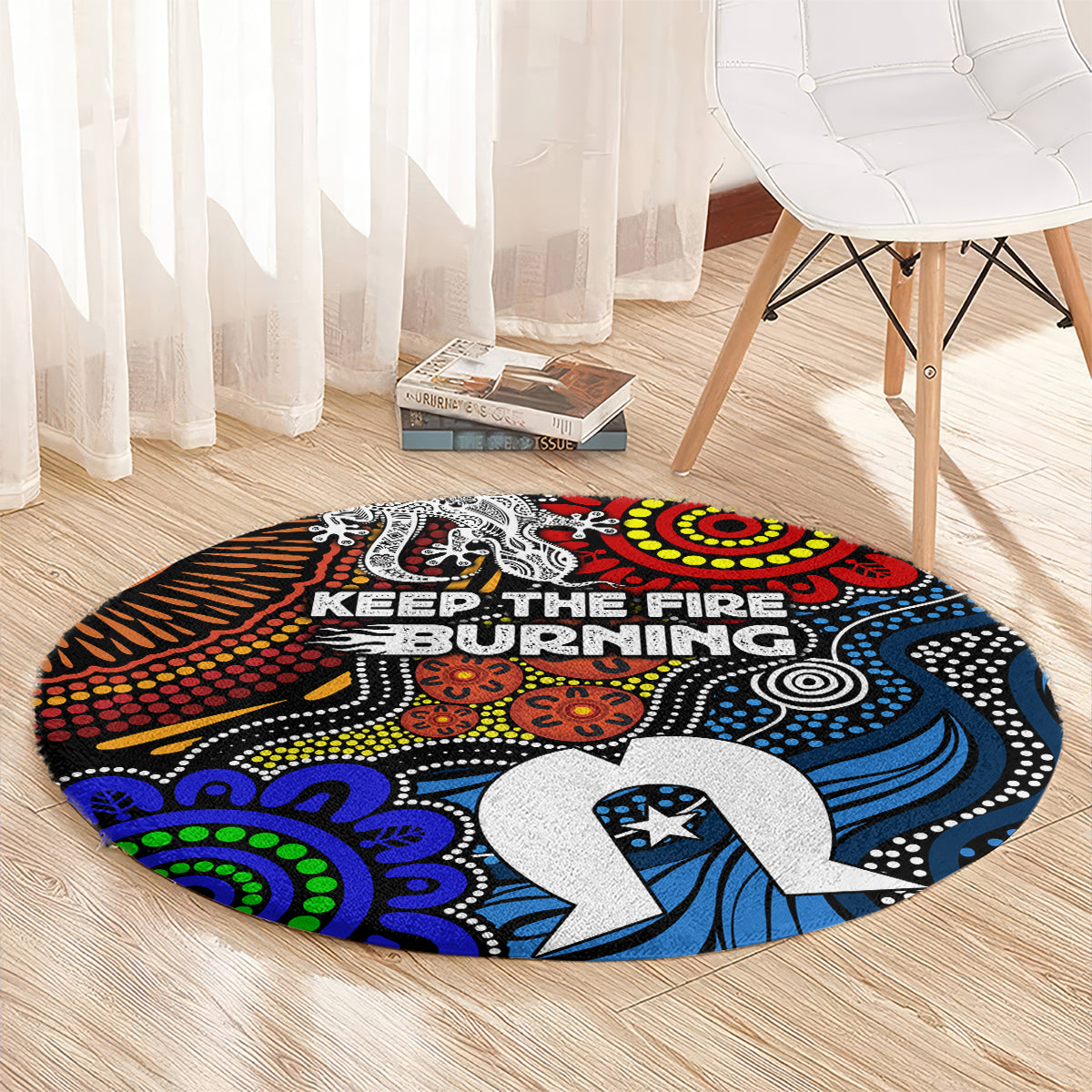 NAIDOC Week 2024 Indigenous Round Carpet Keep The Fire Burning