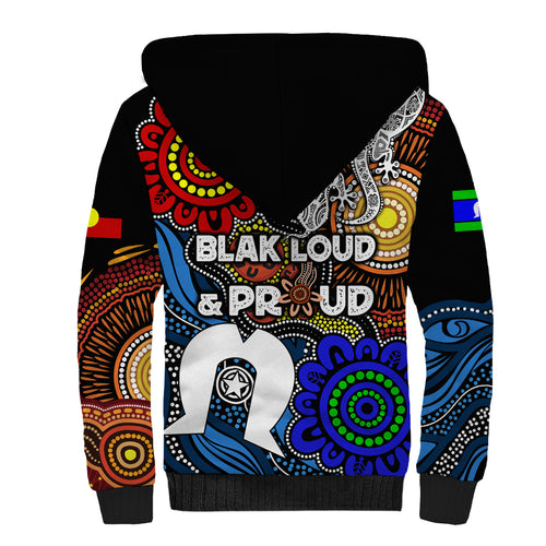 NAIDOC Week 2024 Indigenous Sherpa Hoodie Keep The Fire Burning