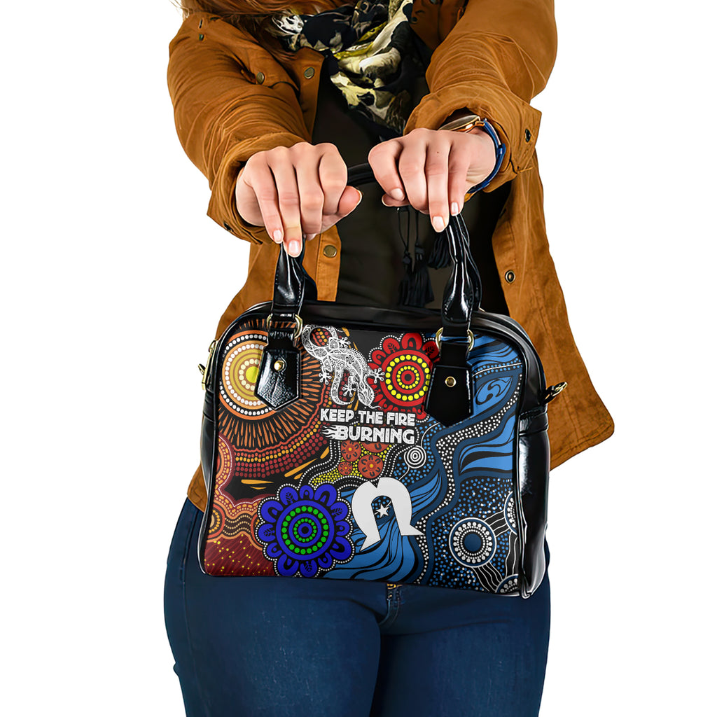 NAIDOC Week 2024 Indigenous Shoulder Handbag Keep The Fire Burning