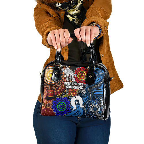 NAIDOC Week 2024 Indigenous Shoulder Handbag Keep The Fire Burning
