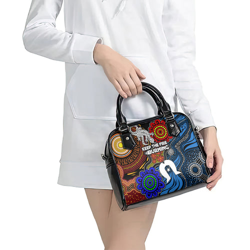 NAIDOC Week 2024 Indigenous Shoulder Handbag Keep The Fire Burning
