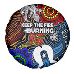 NAIDOC Week 2024 Indigenous Spare Tire Cover Keep The Fire Burning