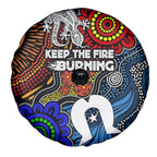 NAIDOC Week 2024 Indigenous Spare Tire Cover Keep The Fire Burning