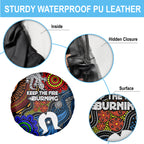 NAIDOC Week 2024 Indigenous Spare Tire Cover Keep The Fire Burning
