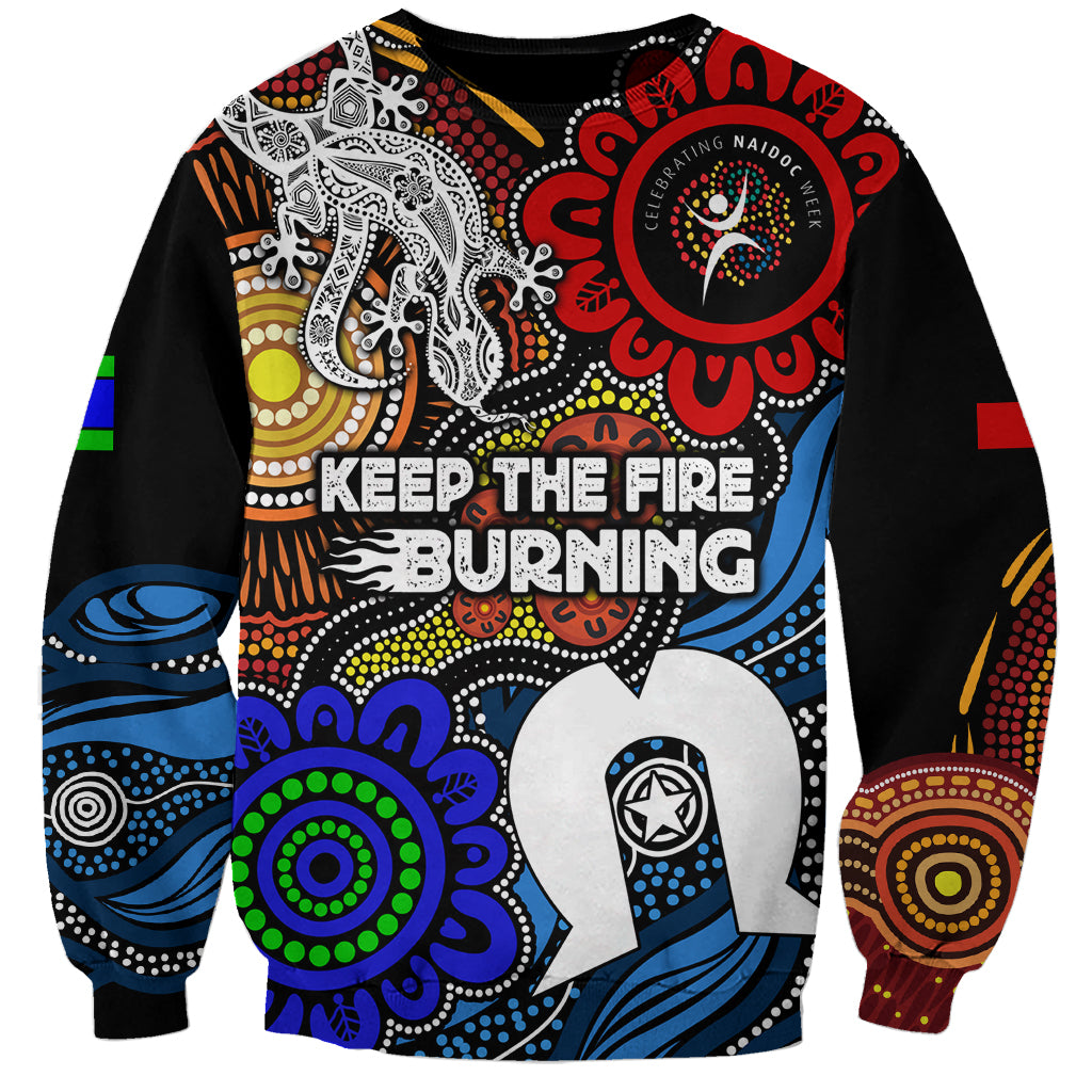 NAIDOC Week 2024 Indigenous Sweatshirt Keep The Fire Burning