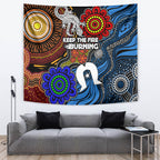 NAIDOC Week 2024 Indigenous Tapestry Keep The Fire Burning