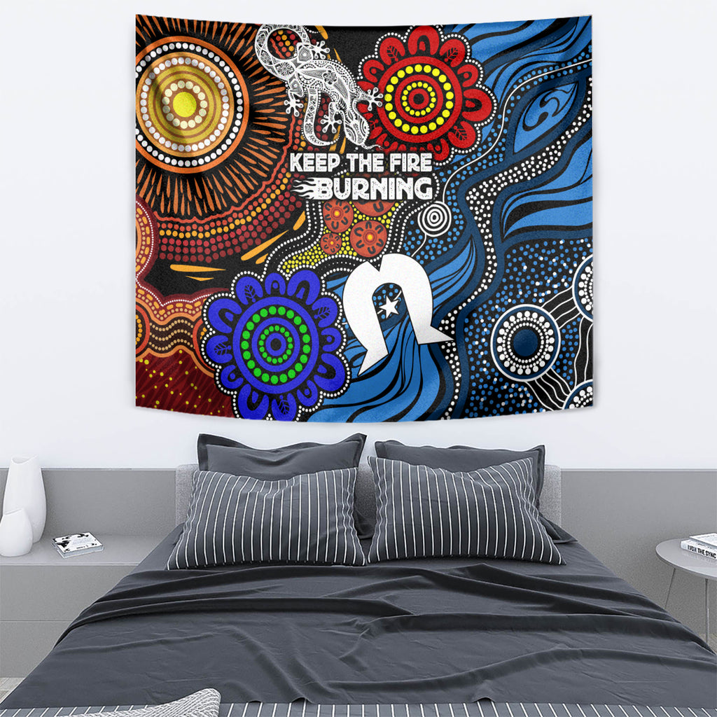 NAIDOC Week 2024 Indigenous Tapestry Keep The Fire Burning