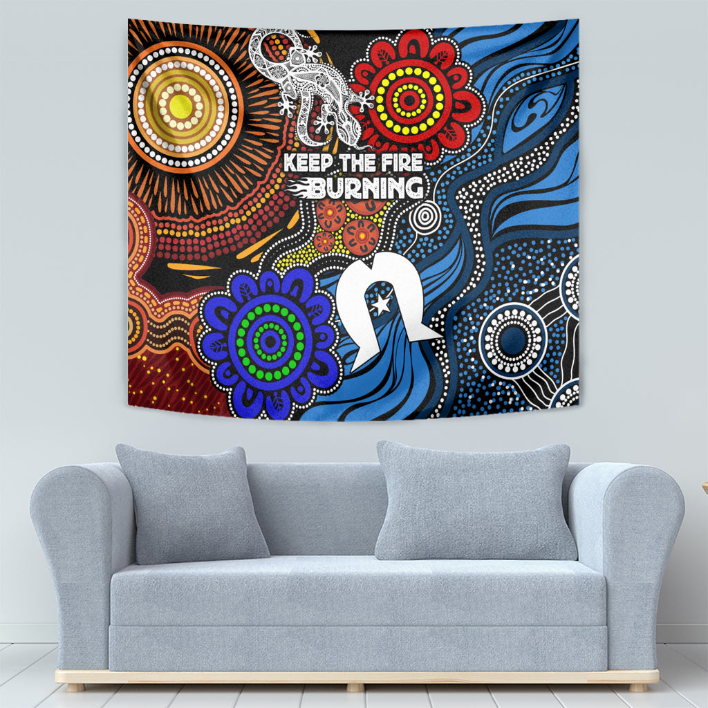 NAIDOC Week 2024 Indigenous Tapestry Keep The Fire Burning