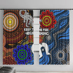 NAIDOC Week 2024 Indigenous Window Curtain Keep The Fire Burning