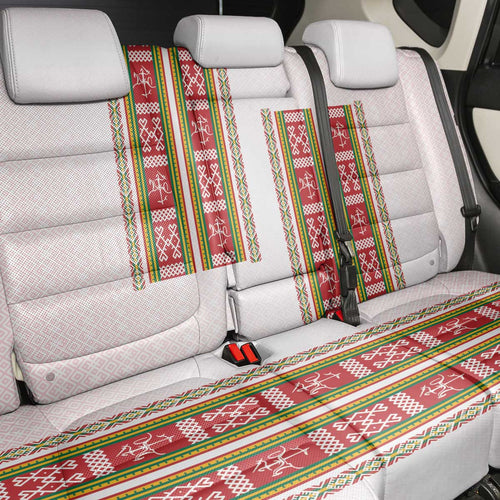 Lithuania Folk Pattern Vytis Motif Back Car Seat Cover