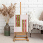 Lithuania Folk Pattern Vytis Motif Canvas Wall Art