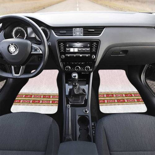 Lithuania Folk Pattern Vytis Motif Car Mats
