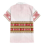 Lithuania Folk Pattern Vytis Motif Family Matching Mermaid Dress and Hawaiian Shirt