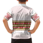 Lithuania Folk Pattern Vytis Motif Kid Hawaiian Shirt