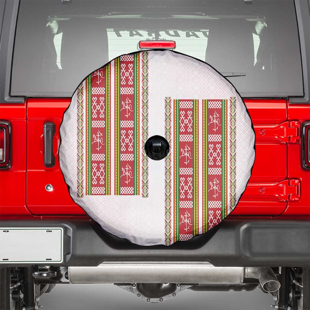 Lithuania Folk Pattern Vytis Motif Spare Tire Cover