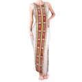 Lithuania Folk Pattern Vytis Motif Tank Maxi Dress
