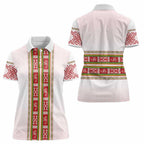 Lithuania Folk Pattern Vytis Motif Women Polo Shirt