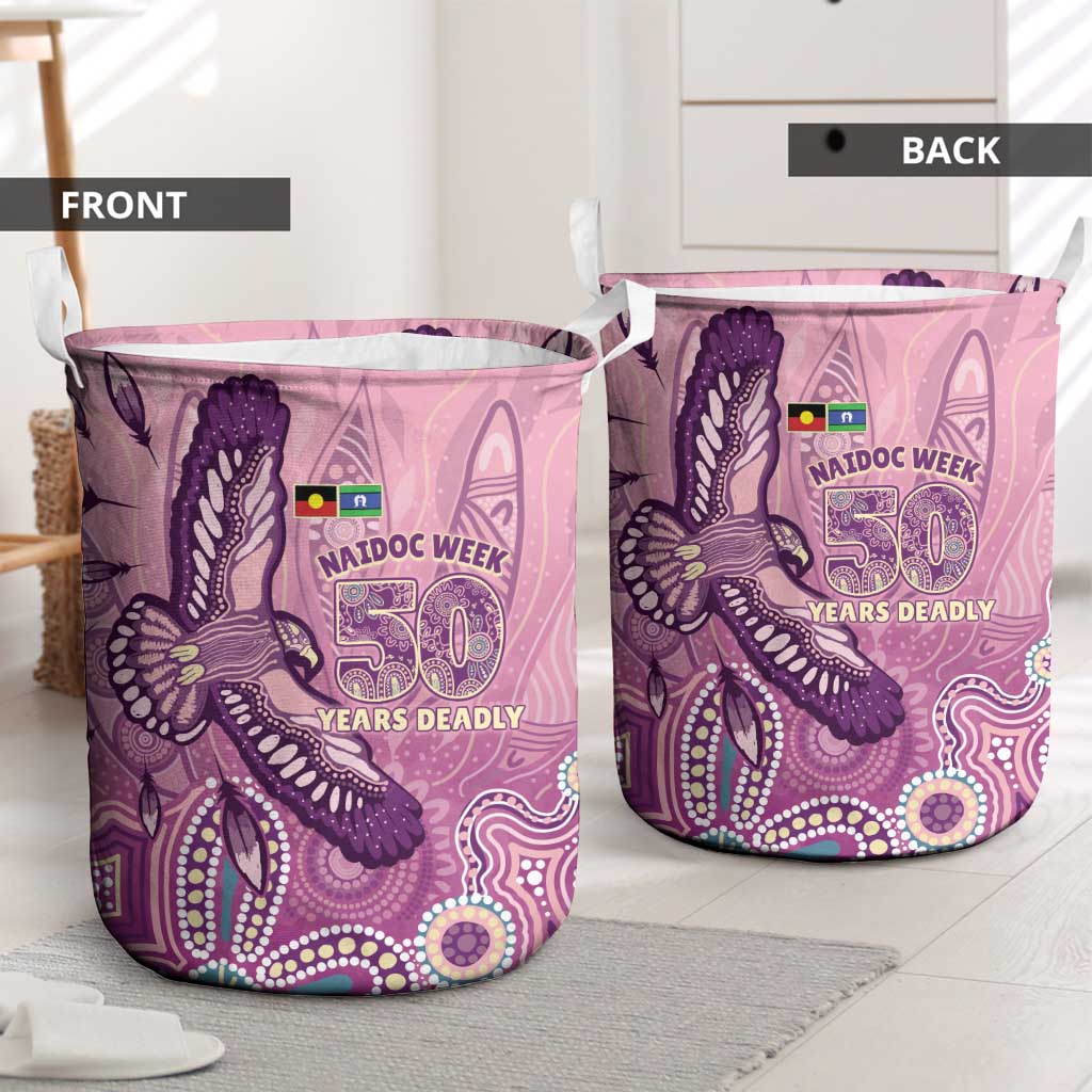 NAIDOC Week - 50 Years Deadly Laundry Basket Pastel Wings