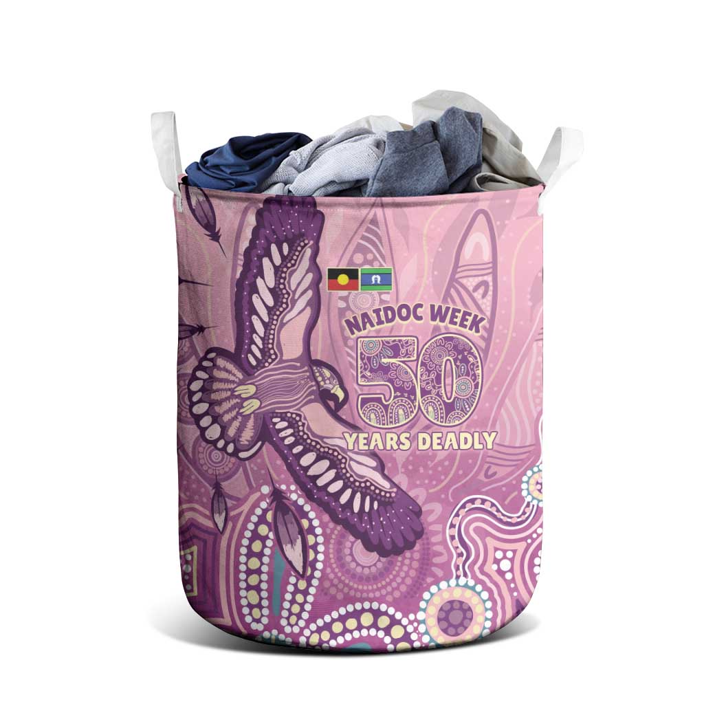 NAIDOC Week - 50 Years Deadly Laundry Basket Pastel Wings