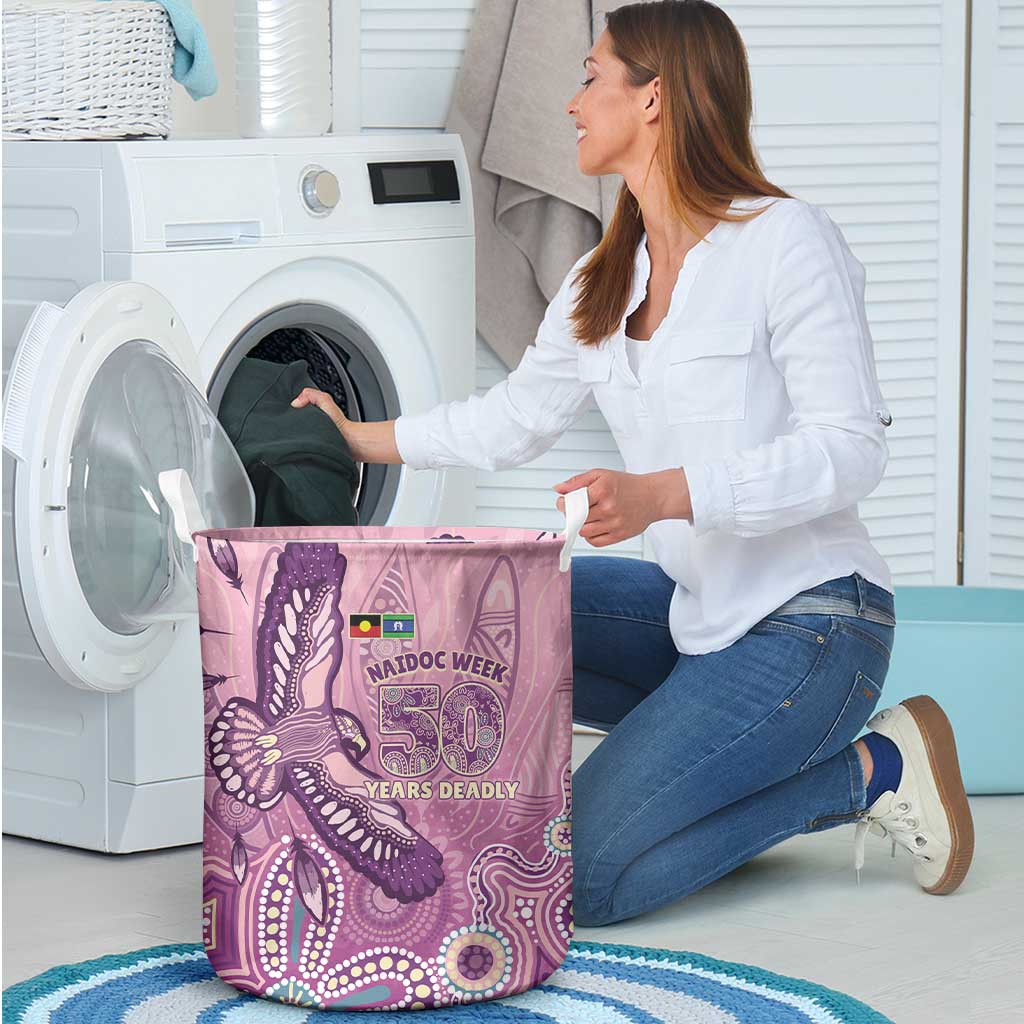 NAIDOC Week - 50 Years Deadly Laundry Basket Pastel Wings