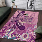 NAIDOC Week - 50 Years Deadly Area Rug Pastel Wings